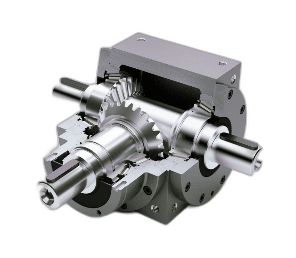 Nidec Graessner powergear haakse tandwielkast